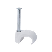 Kabelklemmer 6 - 10 mm hvit - 20 stk.